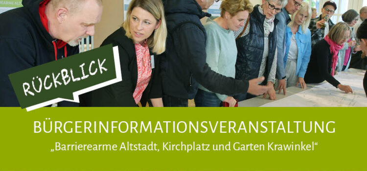 Rückblick zur Bürgerinformationsveranstaltung Rückblick zur Bürgerinformationsveranstaltung