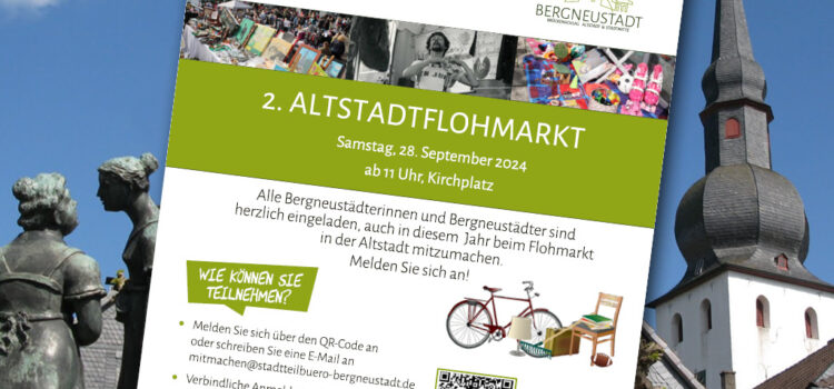 Gleich anmelden zum Altstadtflohmarkt