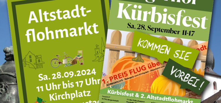 Altstadtflohmarkt & Kürbisfest