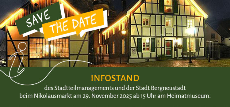 Infostand am Heimatmuseum Infostand am Heimatmuseum
