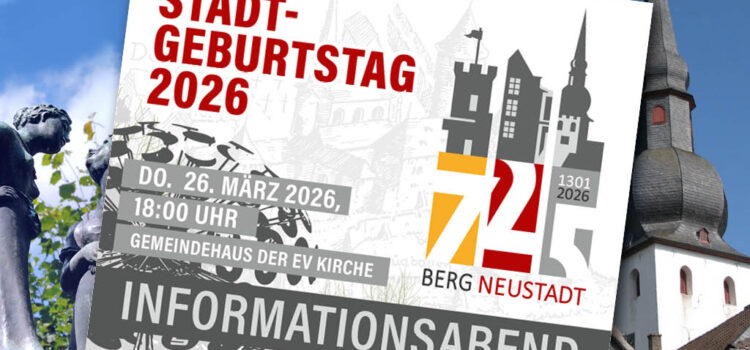 Informationsabend zum Stadtgeburtstag